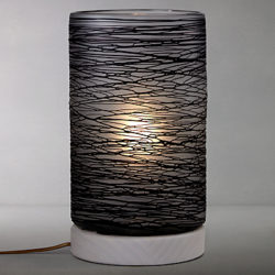 Voyage Tellumo Glass Table Lamp Onyx